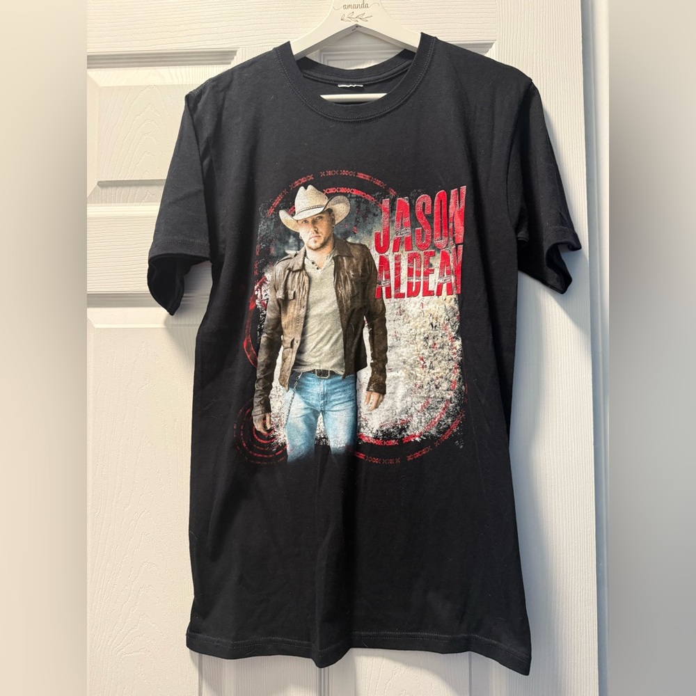 JASON ALDEAN Black Graphic T-Shirt